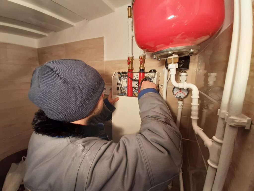Elektromos kazán telepítése